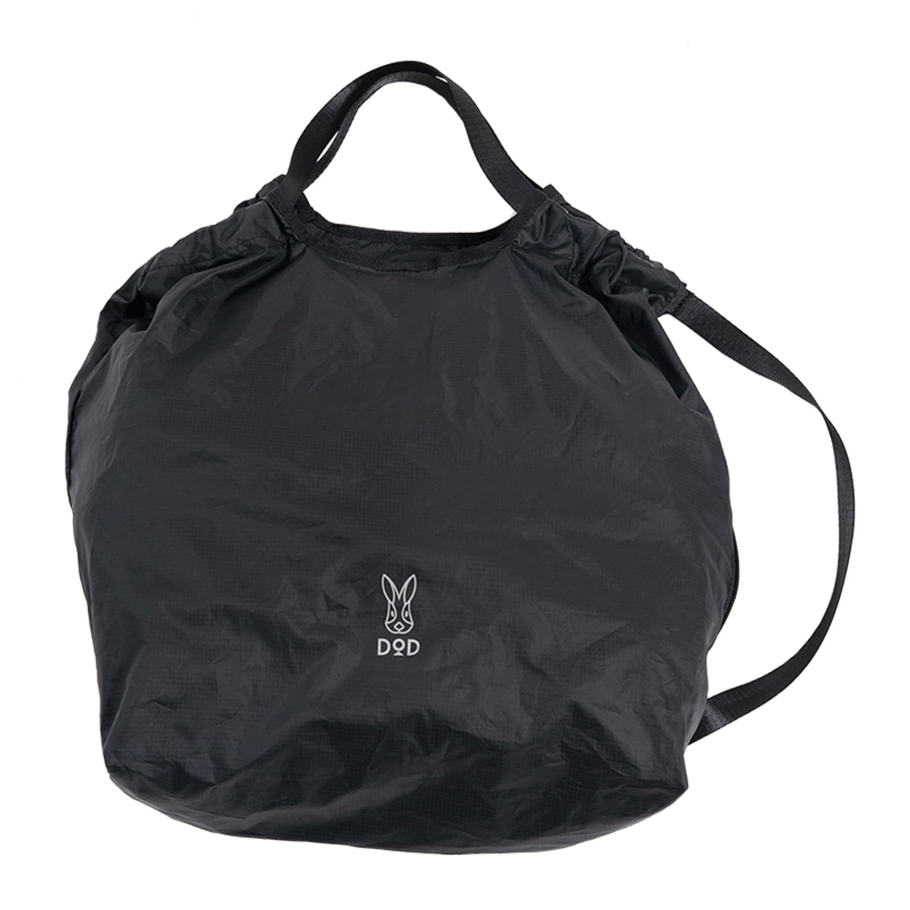 

DOD Hookal Pocketable Storage Tote Perfect for Festivals and Outdoor (D.O.D.) Tote, 3-Way Bag, Lightweight, Compact, Activities, BA124-BK чёрный