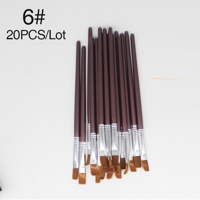 **Nylon Bristle Paint Brushes for Gouache, Watercolor, and Acrylic**