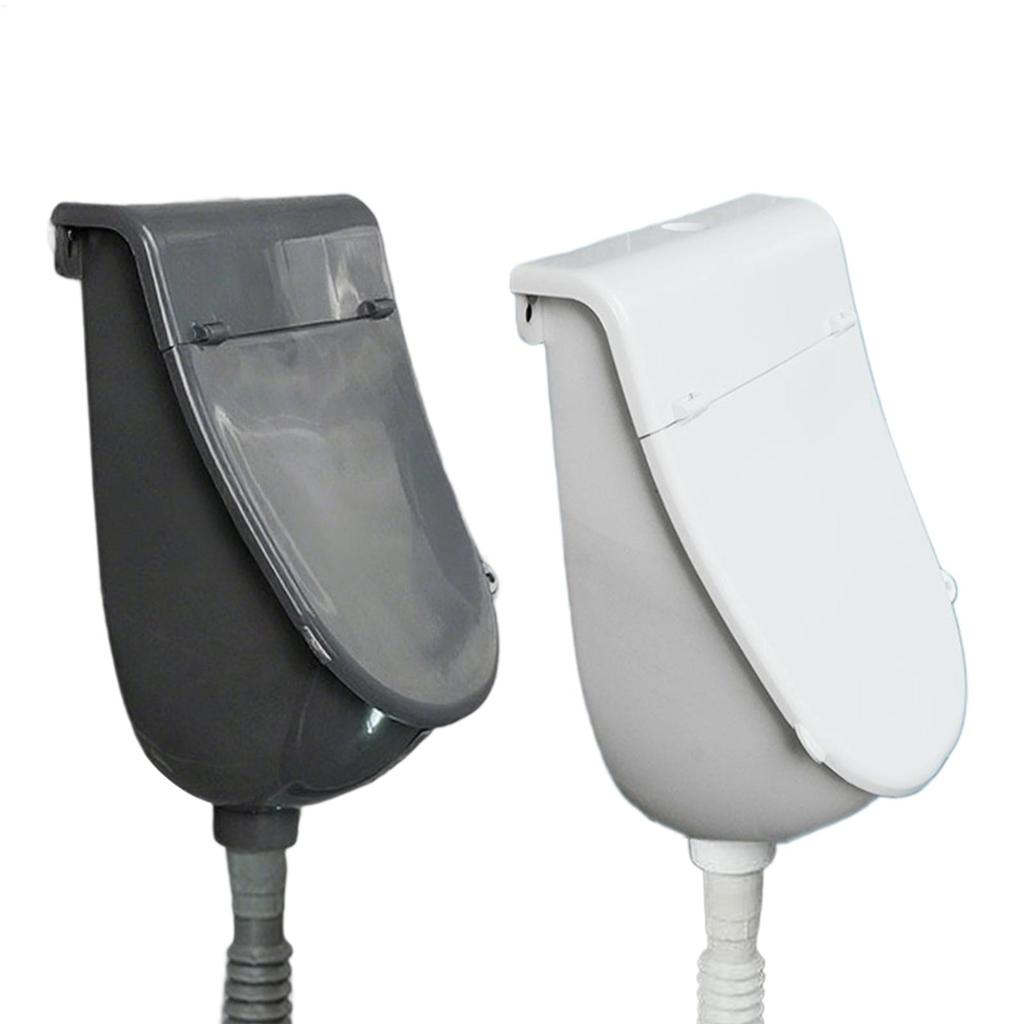 Outdoor Wall Urinal With Lid For Men Splash-Proof Wall-mounted Standing Urinals Portable Urine Separator For Bathroom Accessory