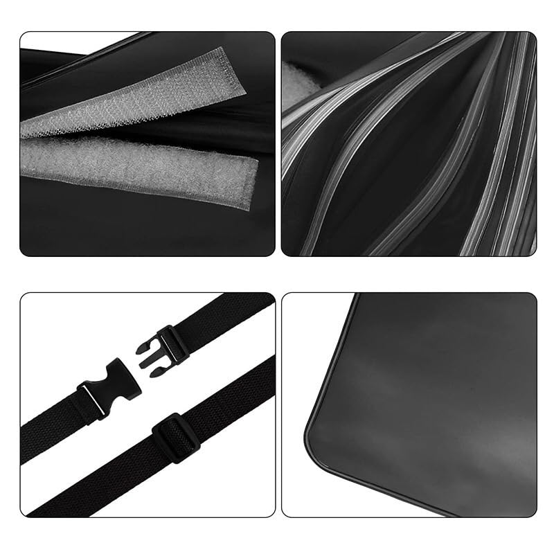 NASSIA Waterproof Pouch, Set of 2, IPX8 Smartphone Case, Black/White (Set of 2 White)