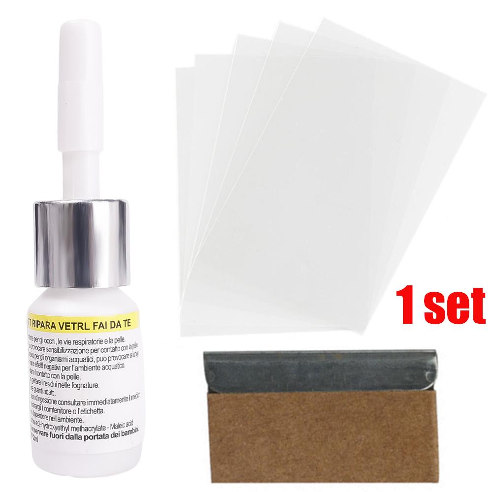 Glass Cracked Repair Tools Kit Windscreen Scratch Crack Restore Fluid Glass Curing Glue Auto Glass Scratch Crack Restore