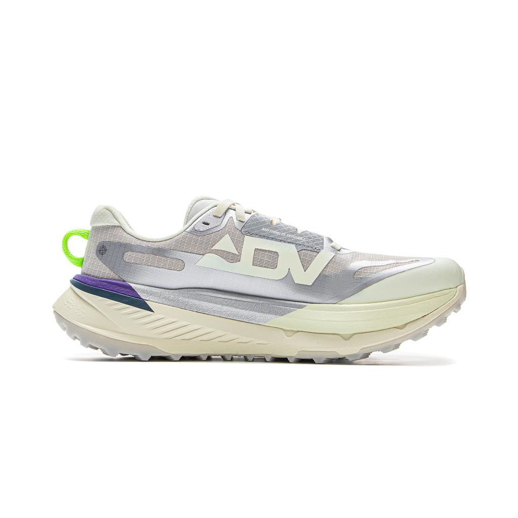 Li Ning Lu 2 Comfortable Trendy Non-Slip Durable Low-Top Trail Running Shoes Men sneaker Silver Gray ARNV009-4