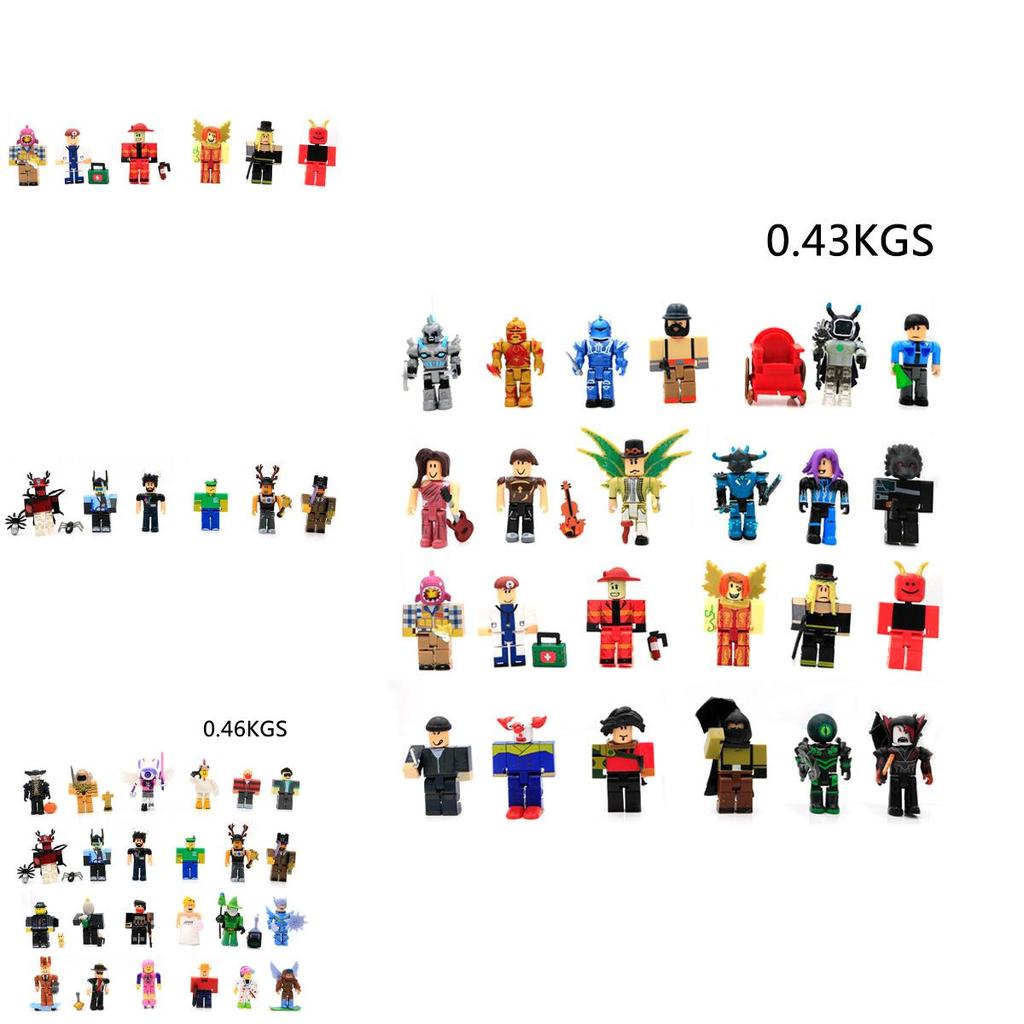 Diverse 24pcs Roblox Games Action Figure Collection Delightful Gift For Children