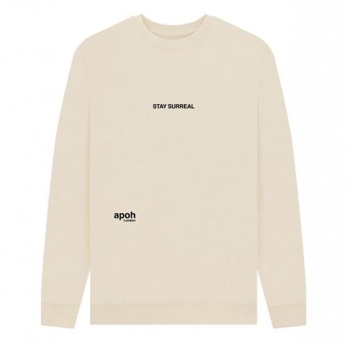 Apoh Unisex Adult Stay Surreal Slogan Sweatshirt