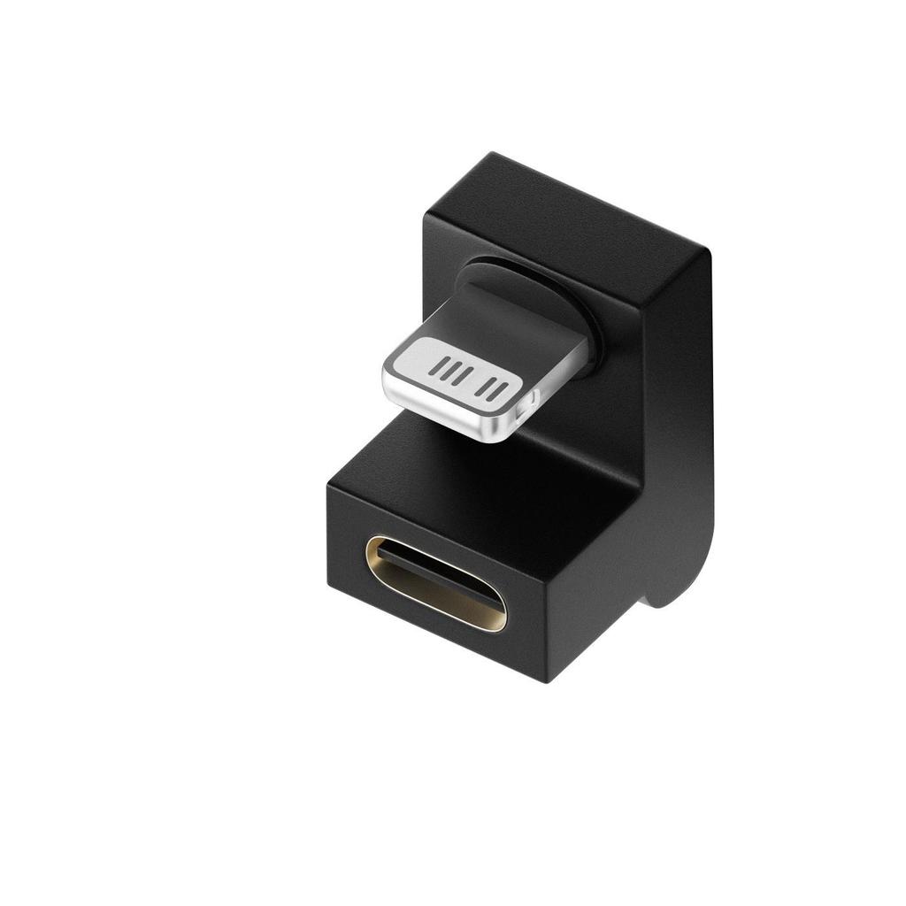 Type-C Female to Lightning Male Adapter for Charging & OTG