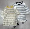 Xiao Wang's Summer Stripe Lace-Trim Loose Fit Plus Size T-Shirt