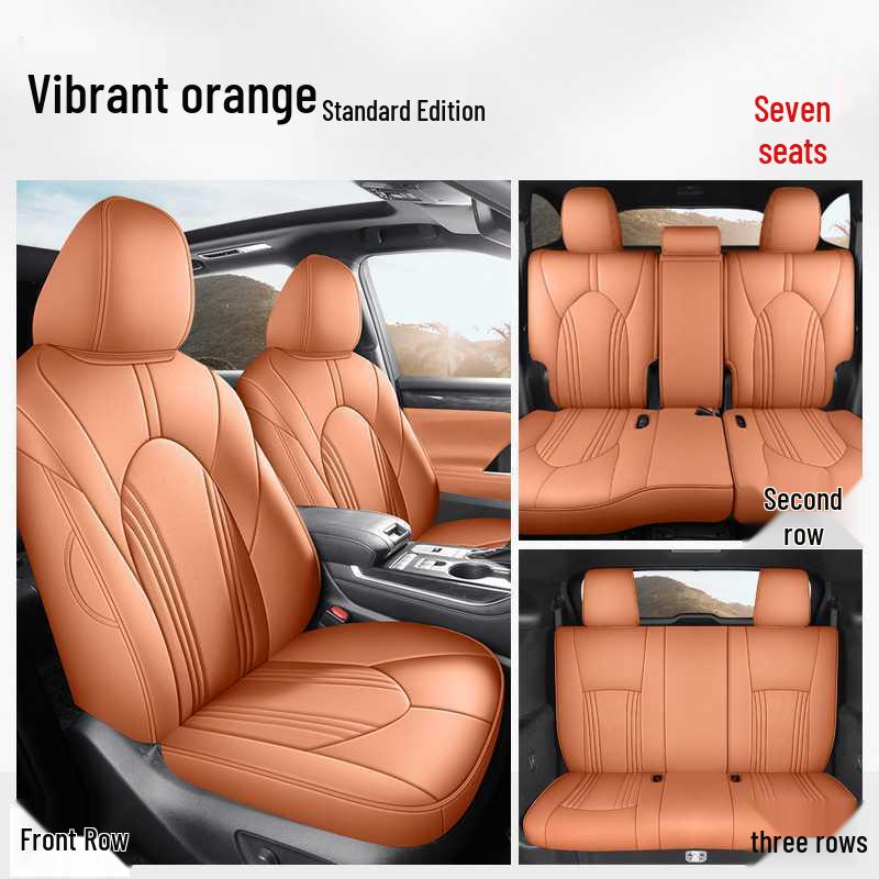 Leather Seat Covers for 2024 Toyota Crown Kluger 2.5L 4WD Luxury Full Coverage