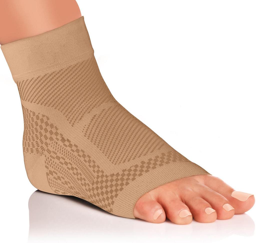 Sports Ankle Brace Compression Sleeve For Plantar Fasciitis Achilles Tendonitis Joint Pain Reduces Swelling Heel Spur Relief