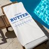 Salted Butter Label Funny Towel Beach Quick Dry Soft Pool Towels Gift for Travel Gym Shower Camping sports