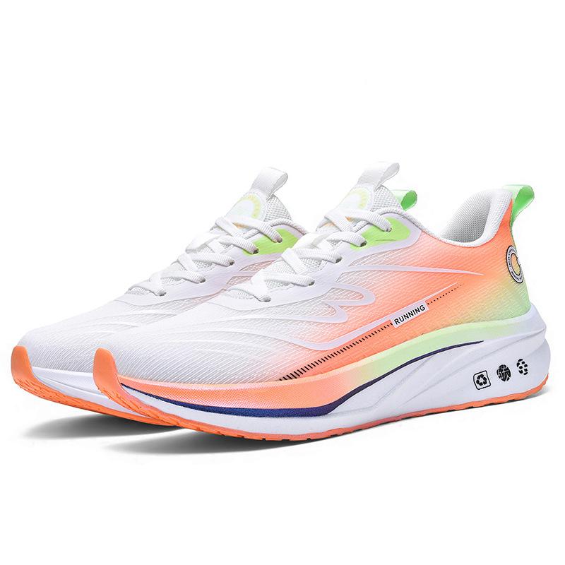 2025 Large Size Marathon Running Shoes Men's and Women's Outdoor Aerobic Running, Light and Breathable, Student Body Test Running Shoes