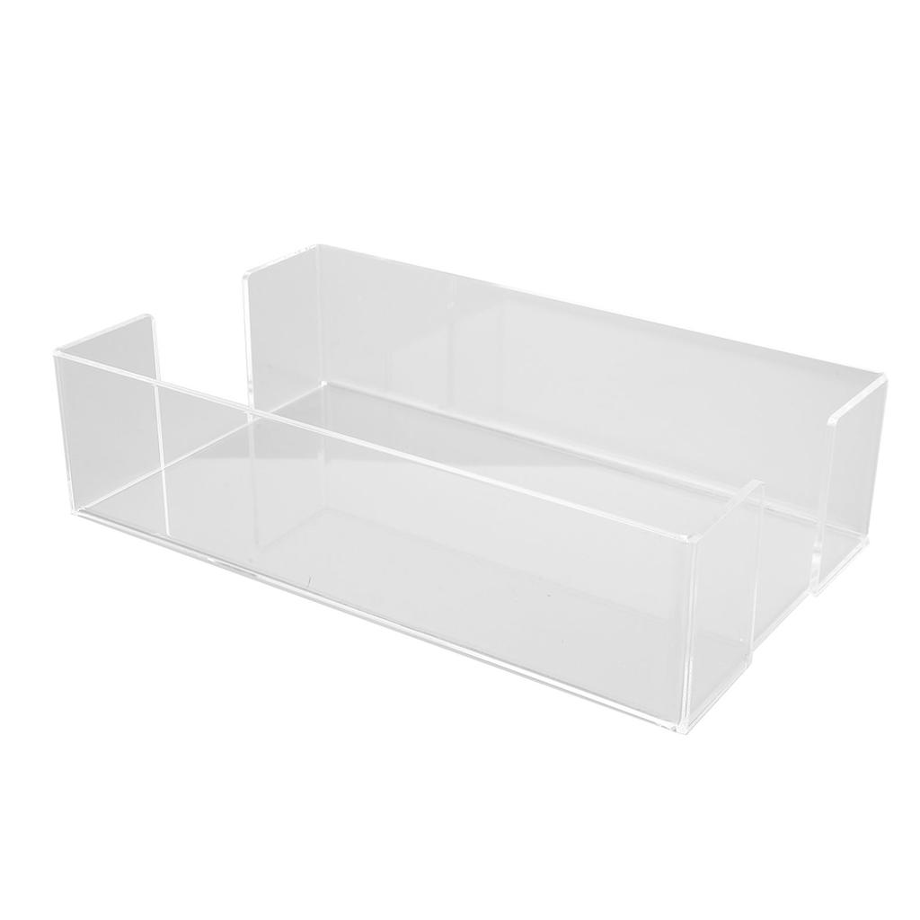 Napkin Tray Storage Holder Transparent Acrylic Modern 9.5x5.5x2.5in Large Capacity Napkin Dispenser for Party Kitchen