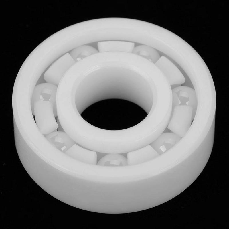 5 Pcs White 6000-2RS Full Ceramic Bearing Zro2 Ball Bearing Zirconia Oxide Bearing 10 X 26 X 8Mm