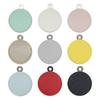 Portable Compact High Definition Makeup Mirror, Stainless Steel Leather Pocket Mirror for Daily On-the-go Touch Up