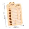 1 Set Chore Chart Children's Self-discipline Punch Card Panda To Do List Reminder  Board  Stationary