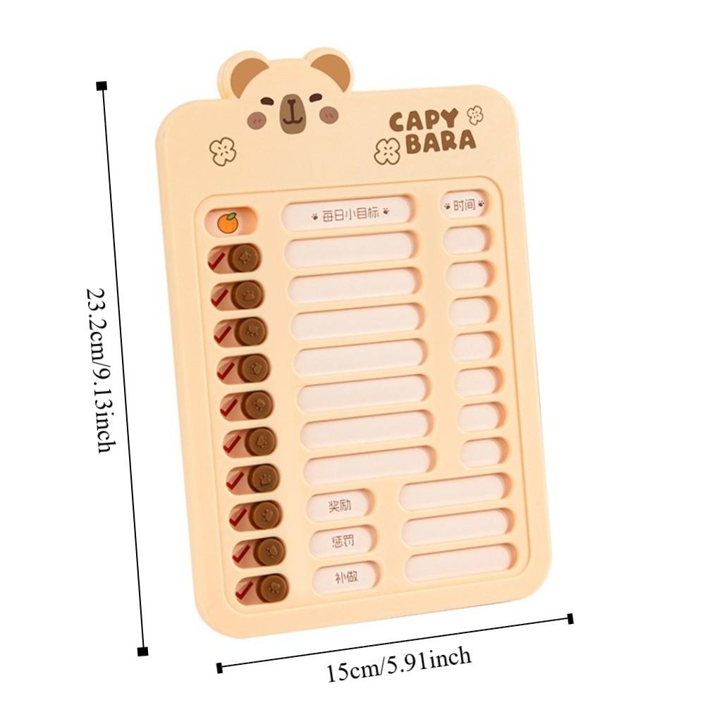 1 Set Chore Chart Children's Self-discipline Punch Card Panda To Do List Reminder  Board  Stationary