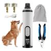 Pet Nail Grinder, High,power LED ,light Electric Rechargeable Nail Clipper For Cats And Dogs, With Visible .