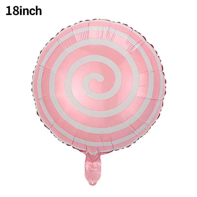 18 inch Candy Aluminum Balloon Children's Birthday Party Decoration Lollipop Aluminum Foil Balloon Kids Helium Balloon
