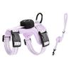 ABKP-Escape-Proof Cat Harness XS With For Airtag Holder Reflective Adjustable Kitten Vest For Outdoor Walking Cat