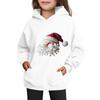 Sweatshirts For Teen Girls Hoodies Long Sleeve Drawstring Pullover Cute Printed Oversized Hoodie Christmas