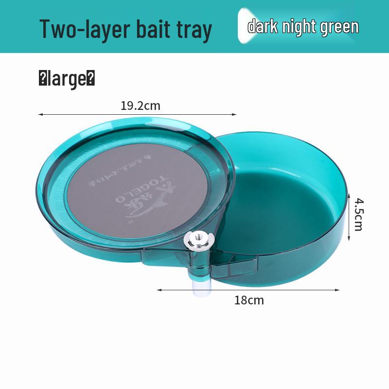 Magnetischer Köderbehälter & Erdspieß: Starke Drahtziehhilfe & loser Grundfutterbehälter für Angelstühle