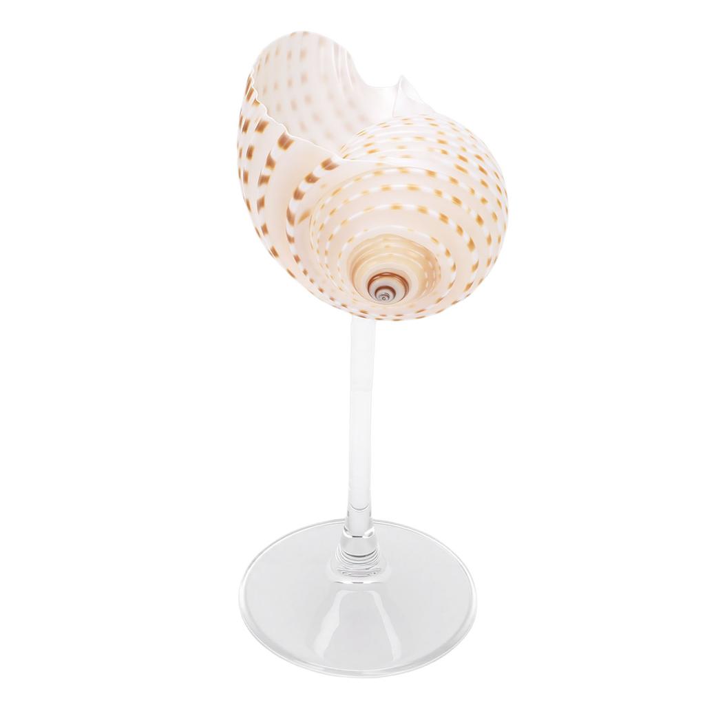 Conch Shell Wine Glass Elegant Unique Creative Drinking Goblet Cocktail Drinks Cup for Wedding Party Bar