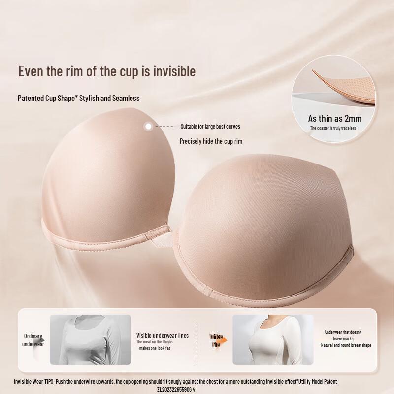 Naitangpai Seamless Full Coverage Underwire Bra 90E