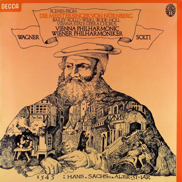 

LP Record RICHARD WAGNER WIENER PHILHARMONI Scenes From Die Meistersinger Von N SET625 Decca 1979 UK Classical Used