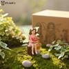 Fairy Girl Statue Resin Micro Fairy Garden Accessories for Home Lawn Patio Outdoor Decorative Ideas