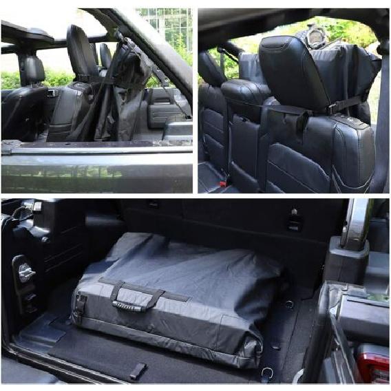 Hard Top Storage Bag with Handle Organizer for Jeep Wrangler JK JKU JL JT 2007+
