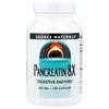 Source Naturals Pancreatin 8X 500 Mg 100 Capsules
