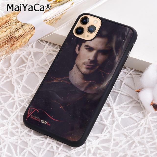 Coque de téléphone Ian Somerhalder Damon Salvatore Vampire Diaries Pour iPhone 17 Air 16 15 14 plus 12 13 pro max coque