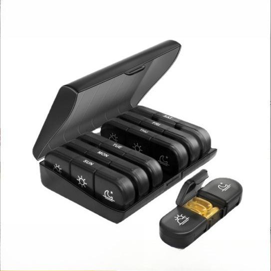 Storage Medicine Box 21-grid Rainbow Medicine Box, Seven Days A Week 21-grid Medicine Box Classification Box Portable