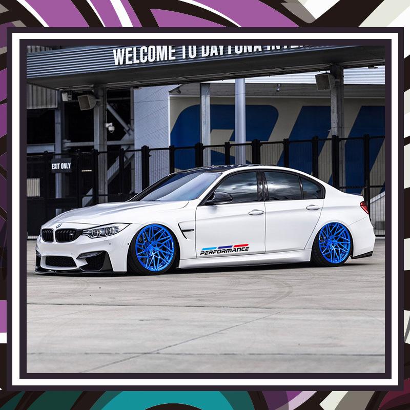 2pcs Car Door Decoration Sticker Auto Body Decal Auto Accessories Goods for Bmw M X1 X3 X4 X5 X6 X7 E46 E90 F20 E60 E39 F10