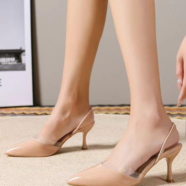 2026New Fashion Slip-on Women's High Heels Solid Office and Career Sexy Pointed Toe Heeled Sandals Women High Heel Pumps Zapatos