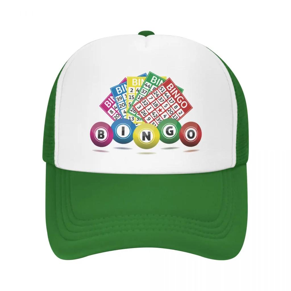 Custom Hot Game Bingo Trucker Hat Women Unisex Adjustable Unisex Baseball Cap Summer Dad Hat