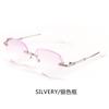 Stylish and elegant trimmed diamond reading glasses gradual change powder anti-blue light in the elderly high-end reading glasses