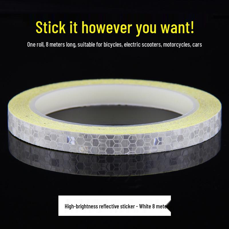 Reflective Luminous Stickers for Bikes and Motorcycles Wheels