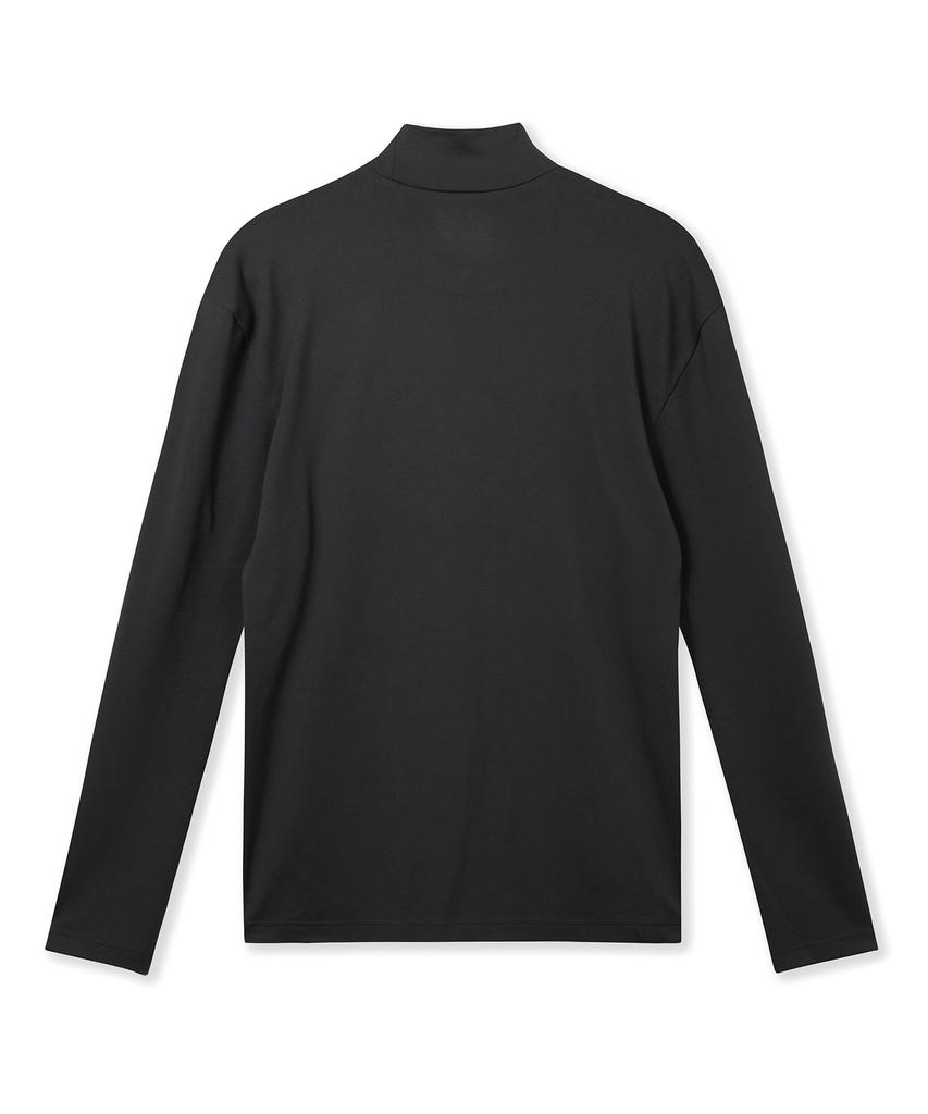 USPOLOASSN Long Sleeve Double-Fleece Charcoal Gray