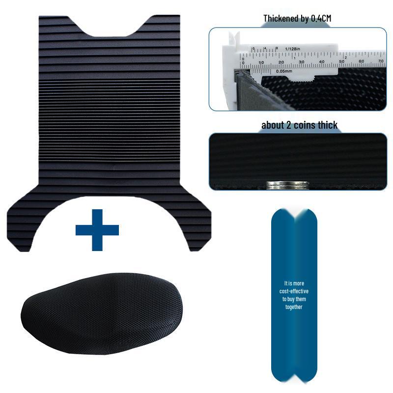 Luyuan F25 Electric Bicycle/Scooter Anti-Slip Waterproof Rubber Foot Mat