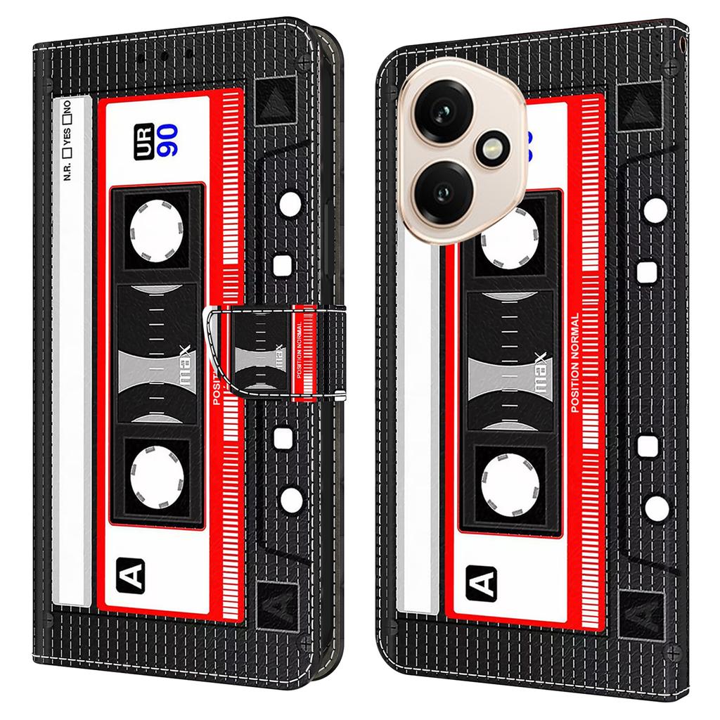 For Honor 400 5G (Global) Wallet Case Pattern Printing Stand Leather Flip Phone Cover