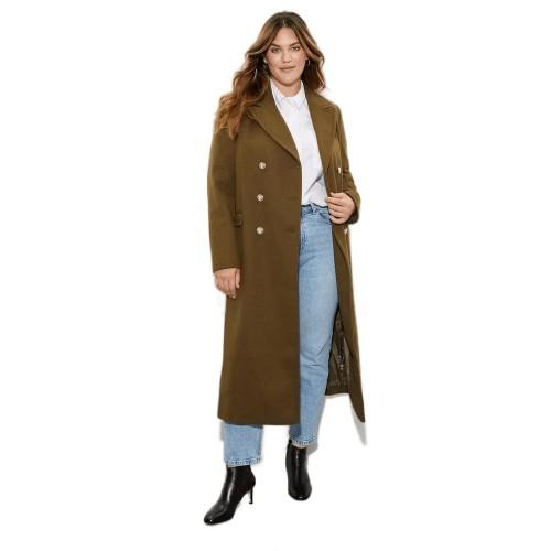Dorothy Perkins Womens/Ladies Military Plus Coat 20 UK chameau