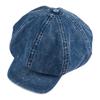 Denim Cotton Newsboy Hat Baker Boy Beret Flat Caps Womens Ladies Octagonal Hat