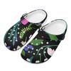 Women Men Trendy Printed EVA Clogs Lightweight Soft Slip On Garden Shoes Beach Pool Bathroom Home Summer Sandals Travel Wear