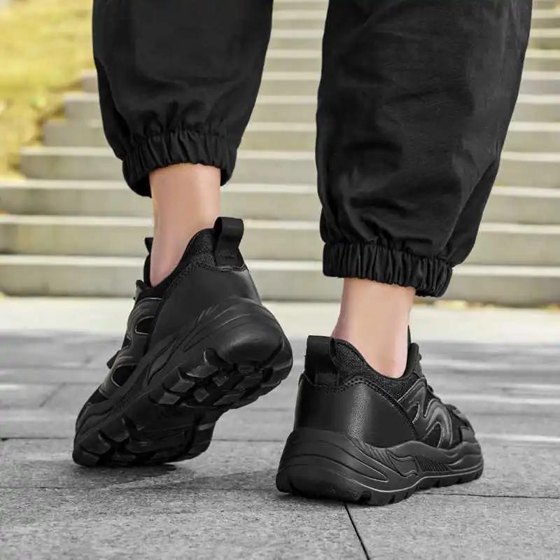 Fashion Increase Height Key Height Vulcanized Men's Sneakers Woven Tecnologia Sports Shoes Brands What's Nice Super Sale High-level