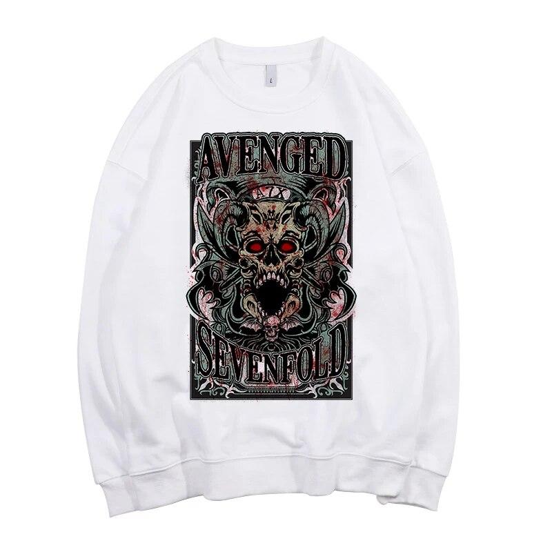 

Avenged Sevenfold Світшоти Пуловери Унісекс/жінки Хіп-хоп Рок-гурт Толстовки Harajuku Streetwear Толстовка Топи унісекс M