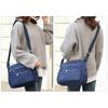 NOTAG Women's Shoulder Bag, Crossbody Bag, Men's Nylon Bag, Waterproof, Multifunctional, with Pockets, Large Capacity, Lightweight, and Organizes