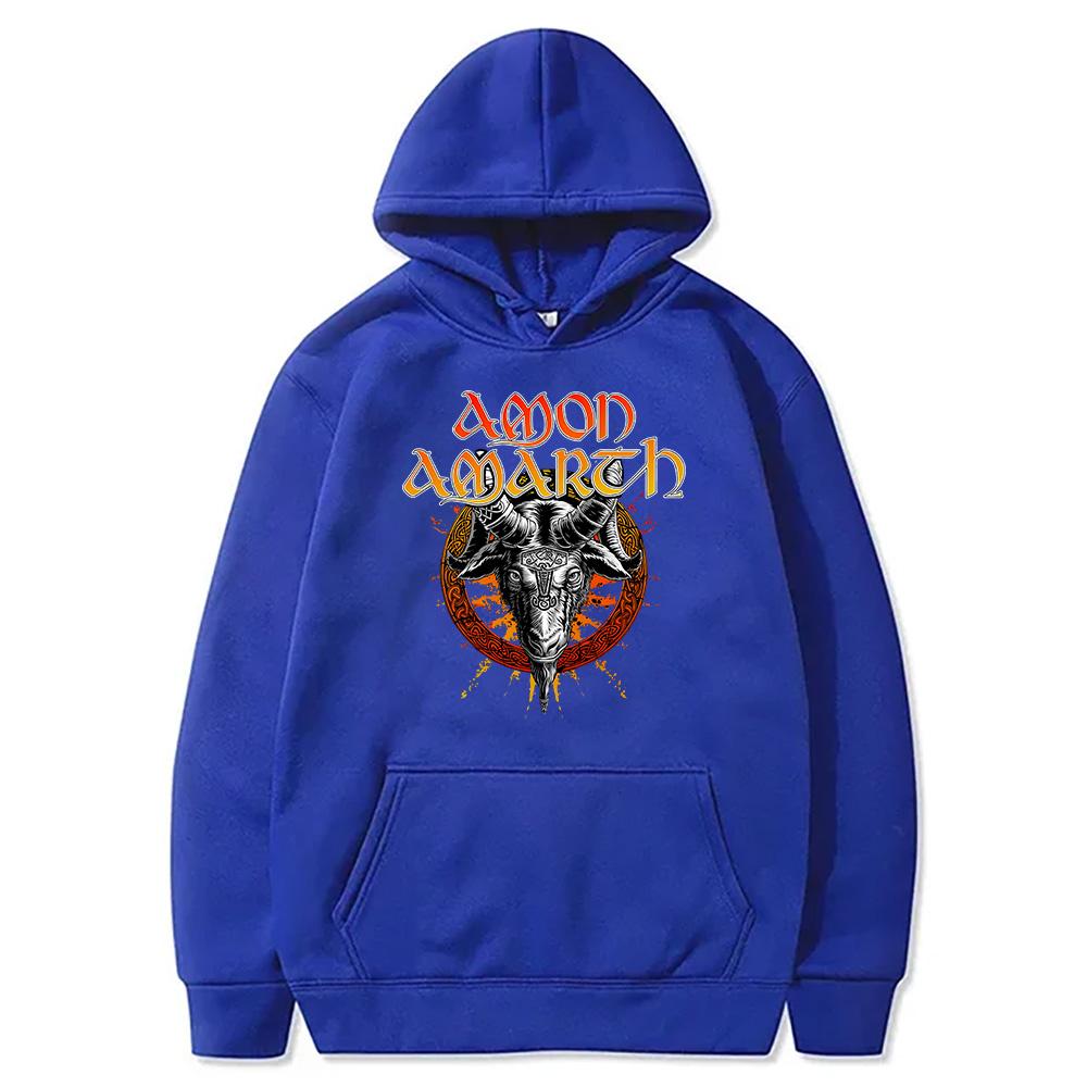 Amon Amarth Heidrun Over Latin America 2024 Hoodie New Oversized Clothing Female Male Sweatshirts Outdoor Casual Pullovers