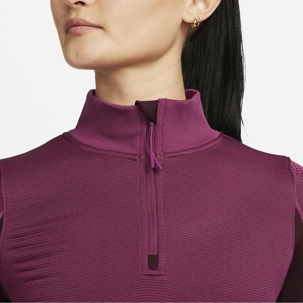 New Nike THERMA FIT ADV Sweatshirts Women's Red Sandalwood DV9808-653