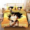 2D Print Anime Dragon Ball Super Saiyan Son Goku Duvet Cover Bedding Set Double Twin For Kids Bedclothes Quilt Cover Gi