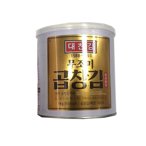 

DAECHEON Unseasoned Roasted seaweed 14g